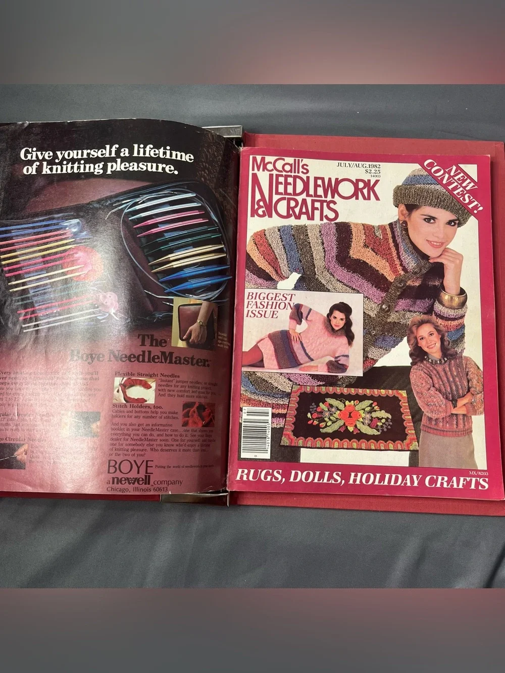 McCall's Magazine Issues 1981-1982 Bound Binder Vtg Lot Needlework Craft Collect